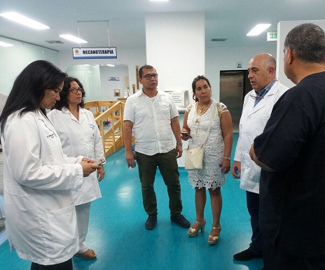 Visita de la procuraduría al HUC